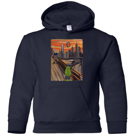 Sweatshirts Navy / YS Angry Scream Youth Hoodie