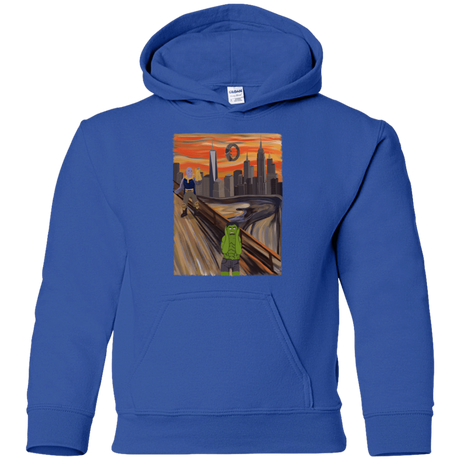 Sweatshirts Royal / YS Angry Scream Youth Hoodie