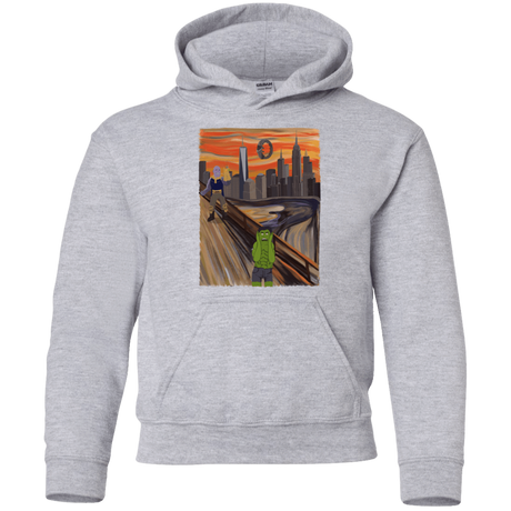 Sweatshirts Sport Grey / YS Angry Scream Youth Hoodie