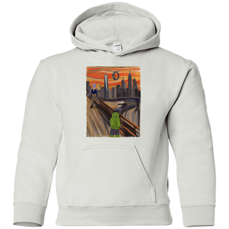 Sweatshirts White / YS Angry Scream Youth Hoodie