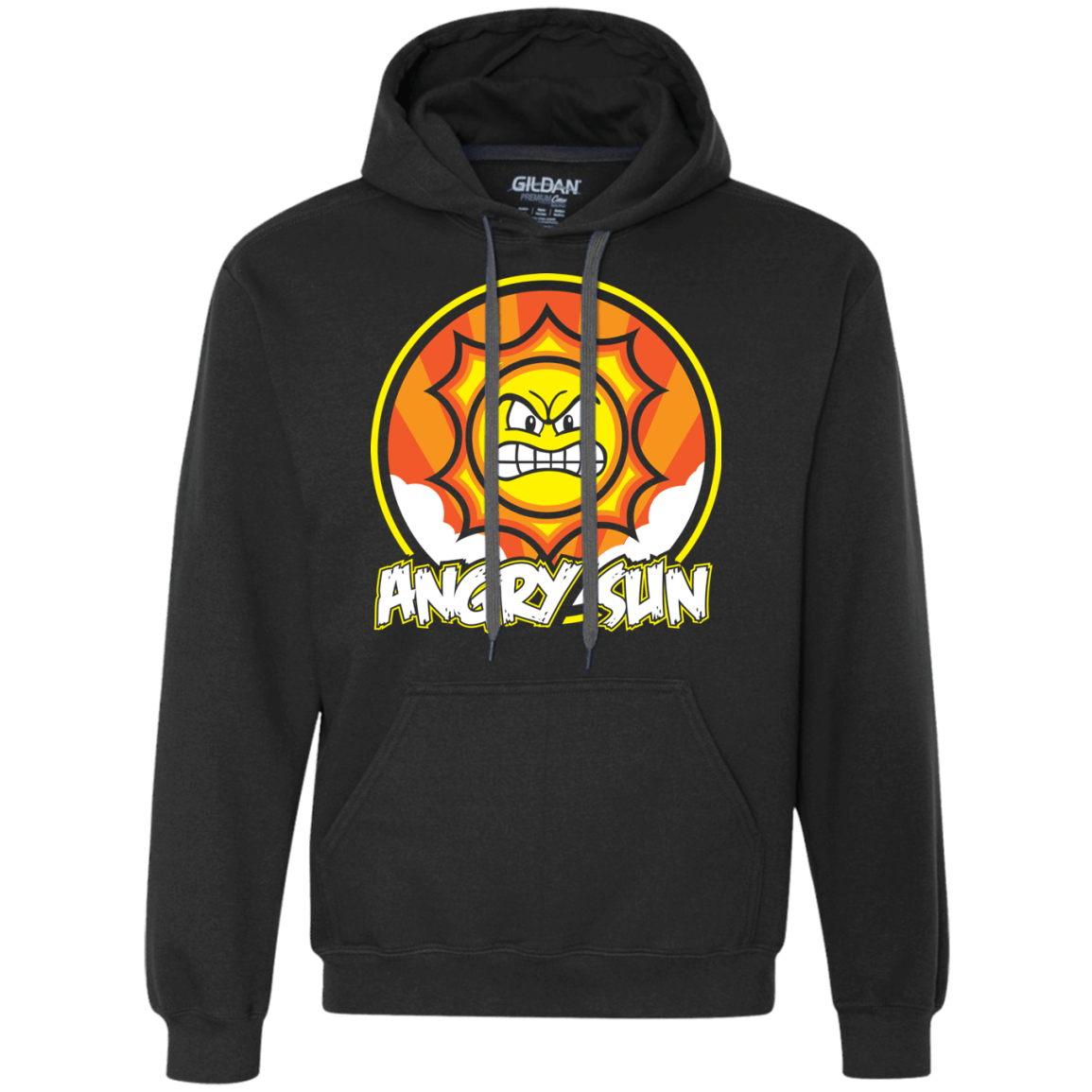 Sweatshirts Black / S Angry Sun Premium Fleece Hoodie