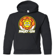 Sweatshirts Black / YS Angry Sun Youth Hoodie