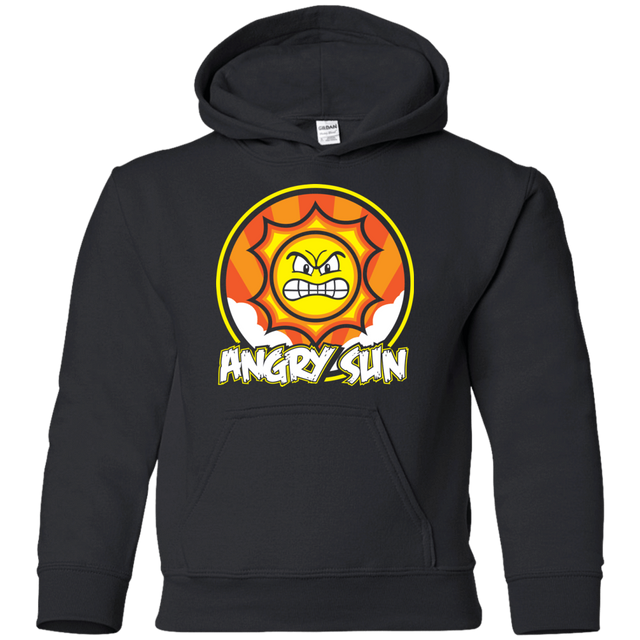 Sweatshirts Black / YS Angry Sun Youth Hoodie