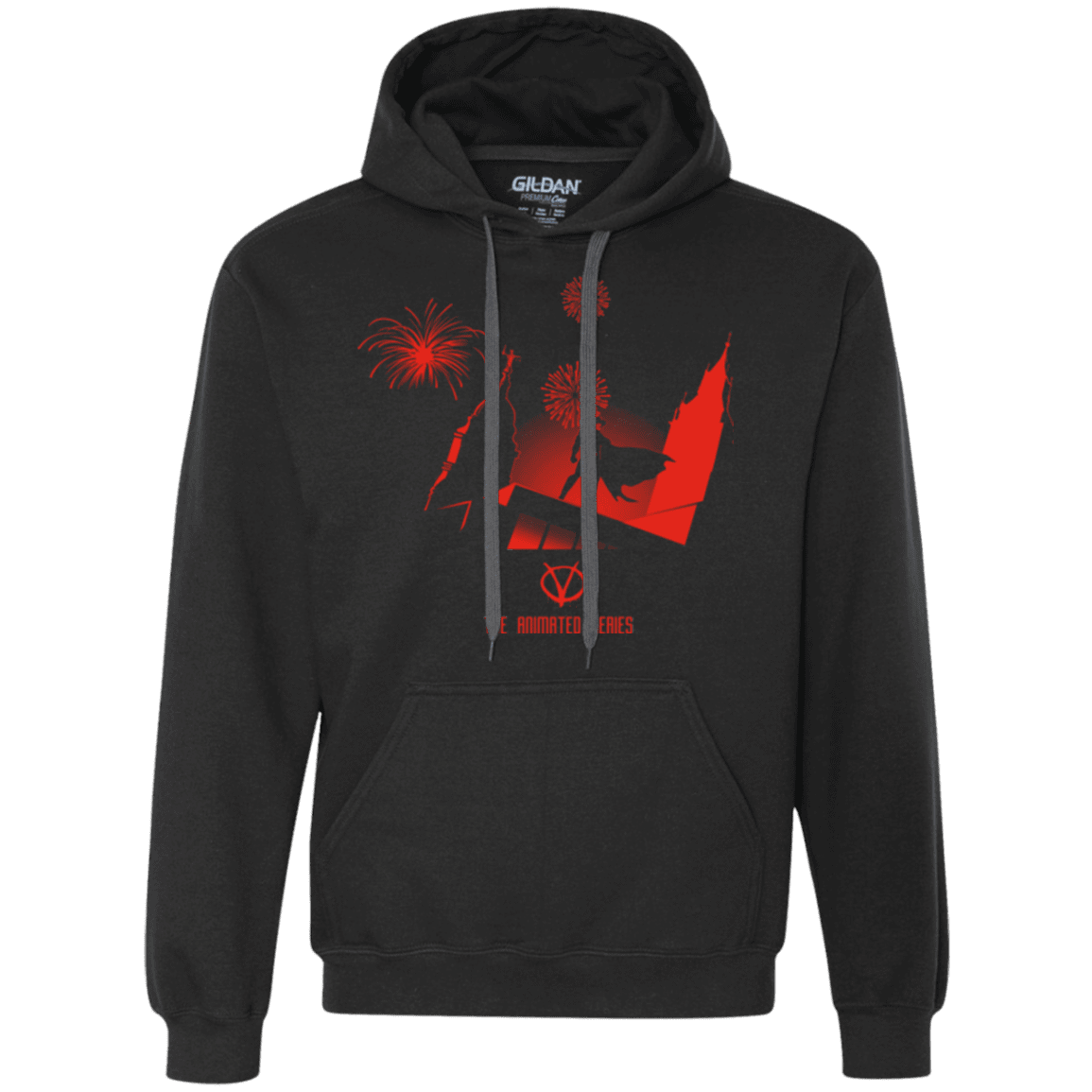 Sweatshirts Black / Small Animated Vendetta Premium Fleece Hoodie