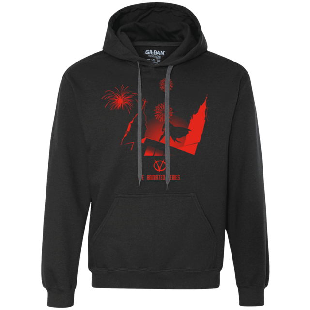 Sweatshirts Black / Small Animated Vendetta Premium Fleece Hoodie