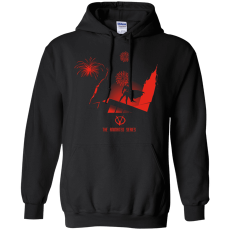 Sweatshirts Black / Small Animated Vendetta Pullover Hoodie