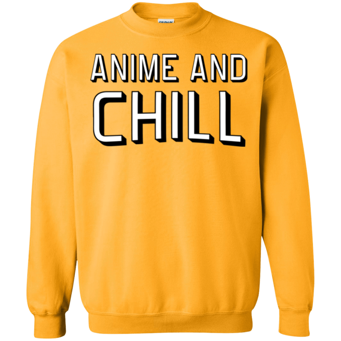 Anime and chill Crewneck Sweatshirt Pop Up Tee
