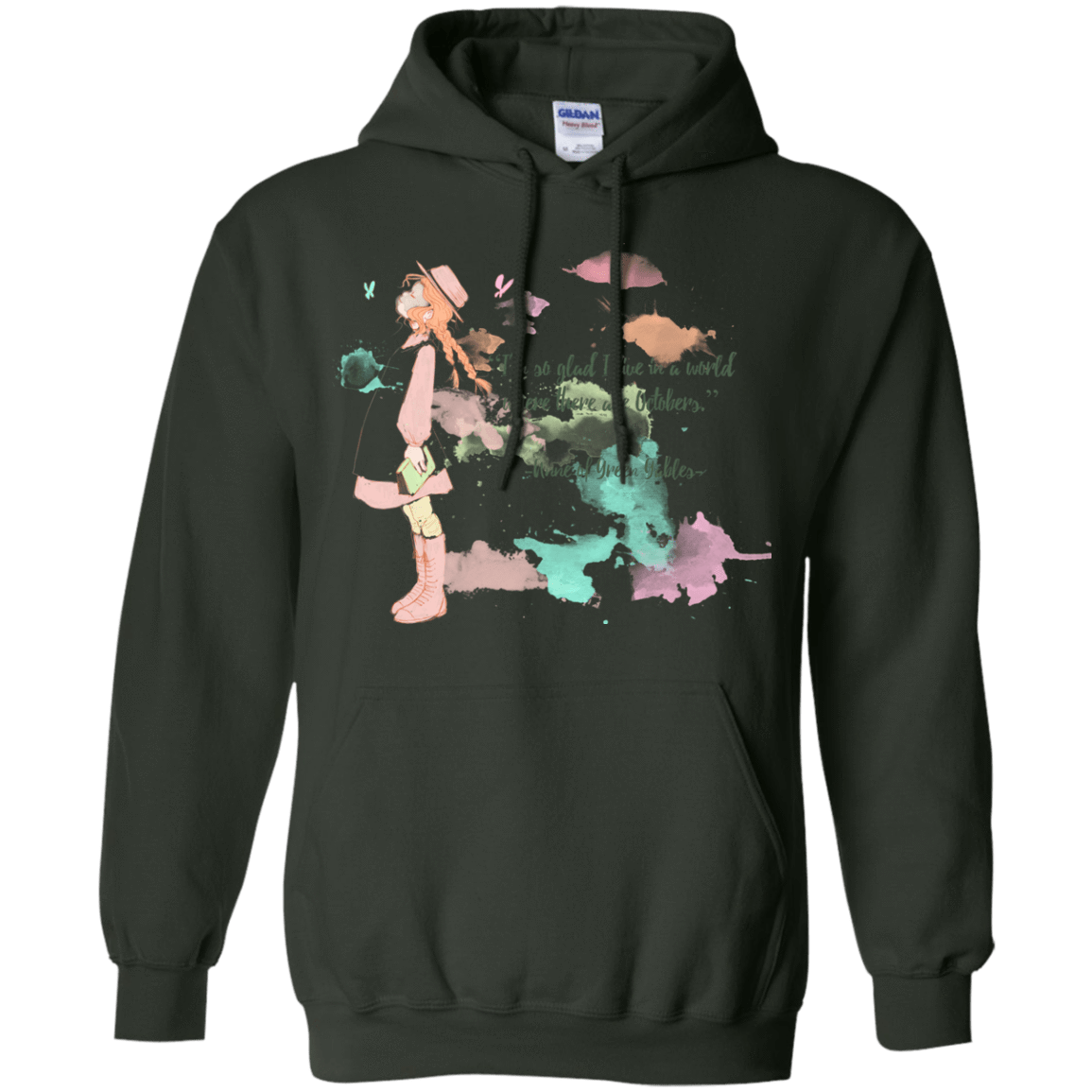 Sweatshirts Forest Green / Small Anne of Green Gables 2 Pullover Hoodie