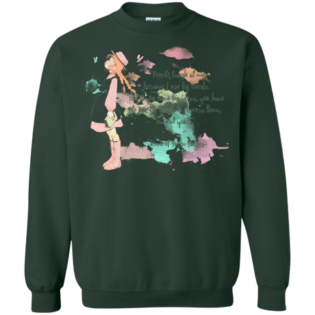 Sweatshirts Forest Green / Small Anne of Green Gables 3 Crewneck Sweatshirt