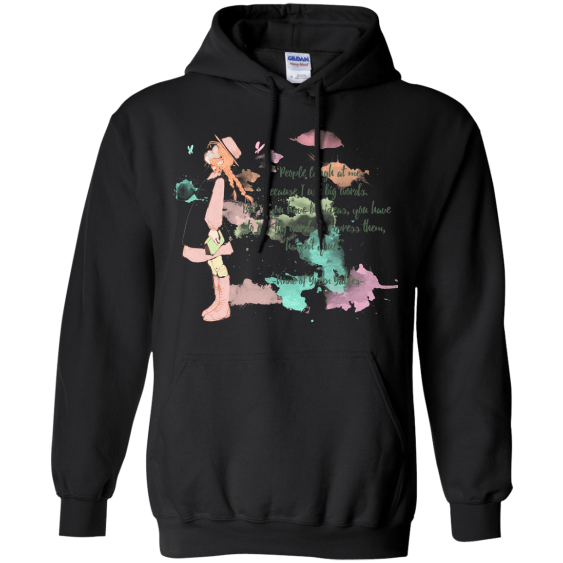 Sweatshirts Black / Small Anne of Green Gables 3 Pullover Hoodie