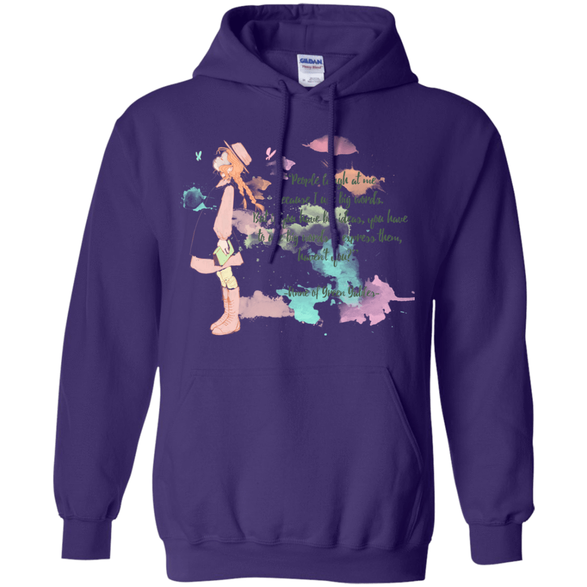 Sweatshirts Purple / Small Anne of Green Gables 3 Pullover Hoodie