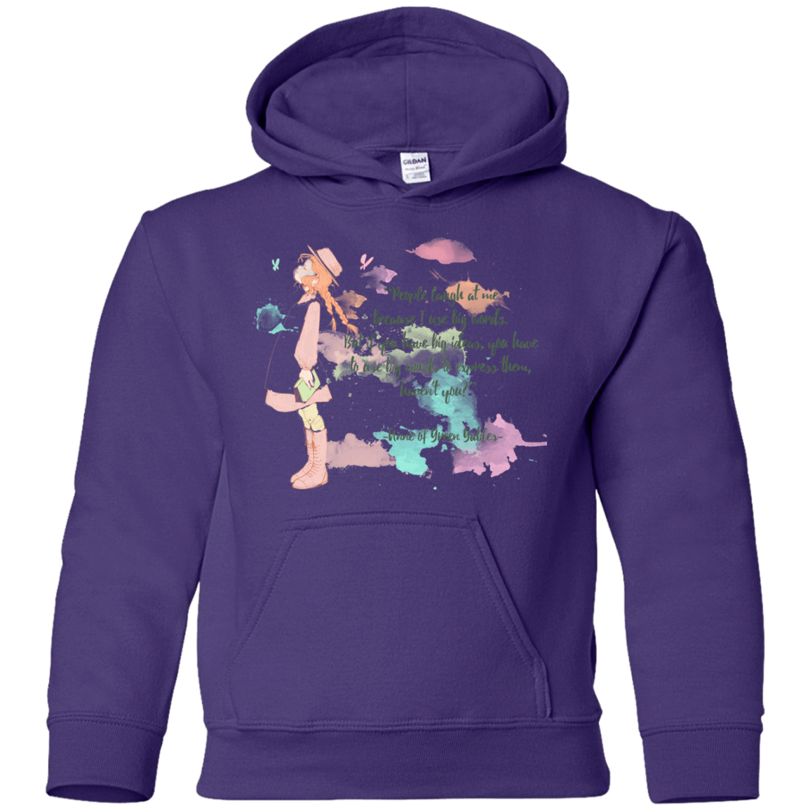 Sweatshirts Purple / YS Anne of Green Gables 3 Youth Hoodie