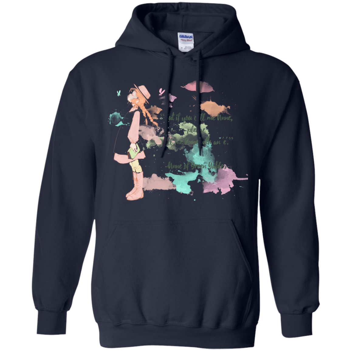 Sweatshirts Navy / Small Anne of Green Gables 4 Pullover Hoodie