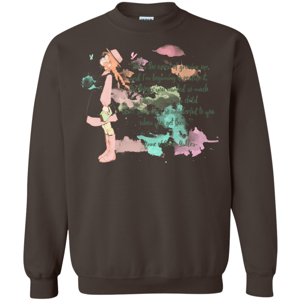 Sweatshirts Dark Chocolate / Small Anne of Green Gables 5 Crewneck Sweatshirt