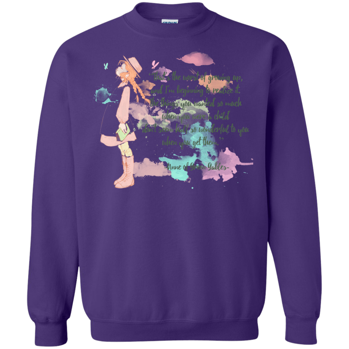 Sweatshirts Purple / Small Anne of Green Gables 5 Crewneck Sweatshirt