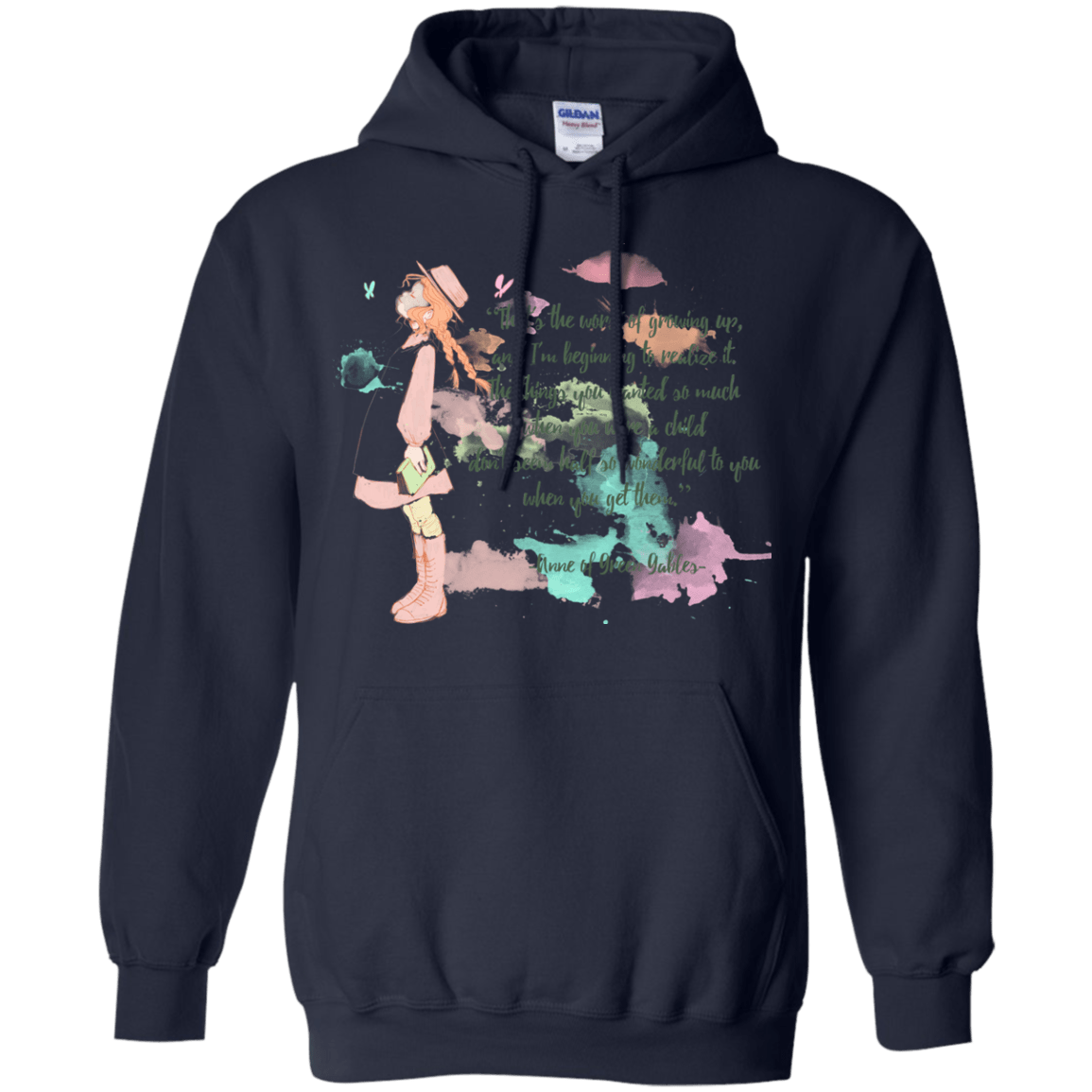 Sweatshirts Navy / Small Anne of Green Gables 5 Pullover Hoodie