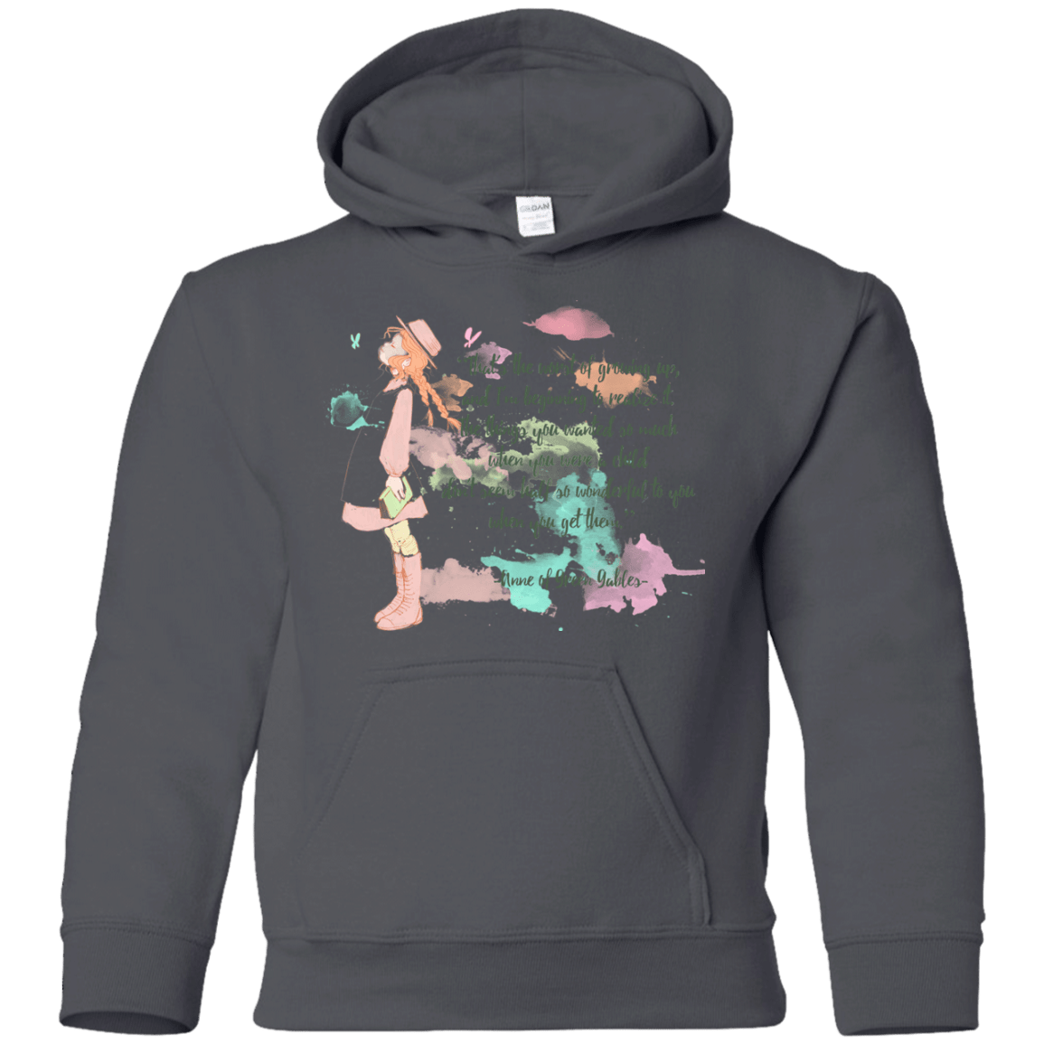 Sweatshirts Charcoal / YS Anne of Green Gables 5 Youth Hoodie
