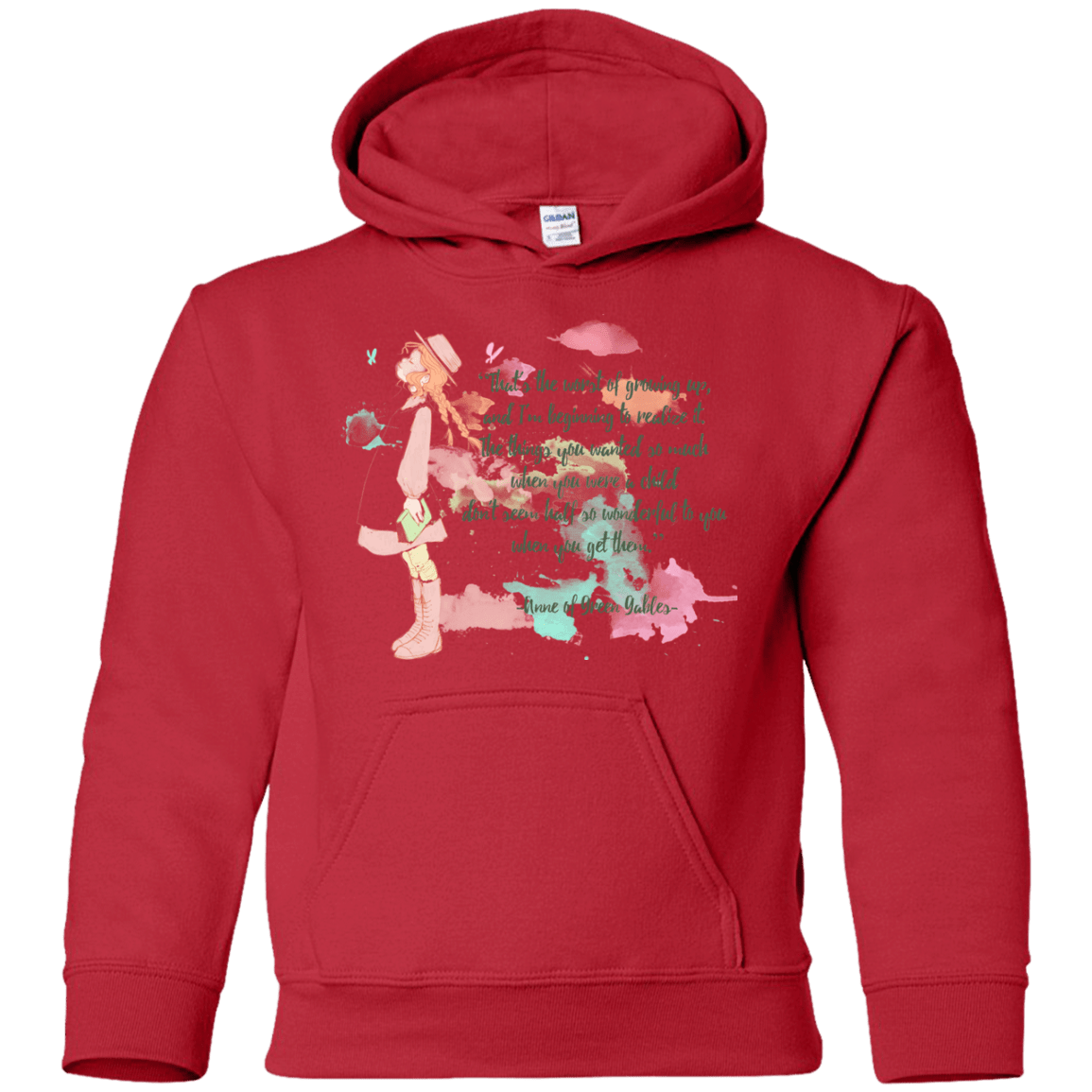 Sweatshirts Red / YS Anne of Green Gables 5 Youth Hoodie