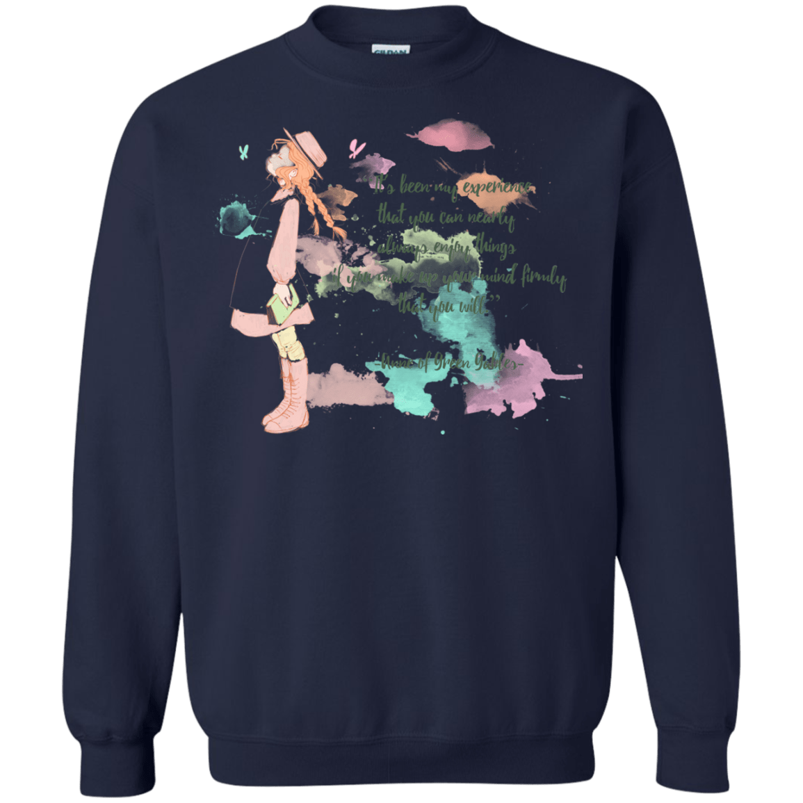 Sweatshirts Navy / Small Anne of Green Gables Crewneck Sweatshirt
