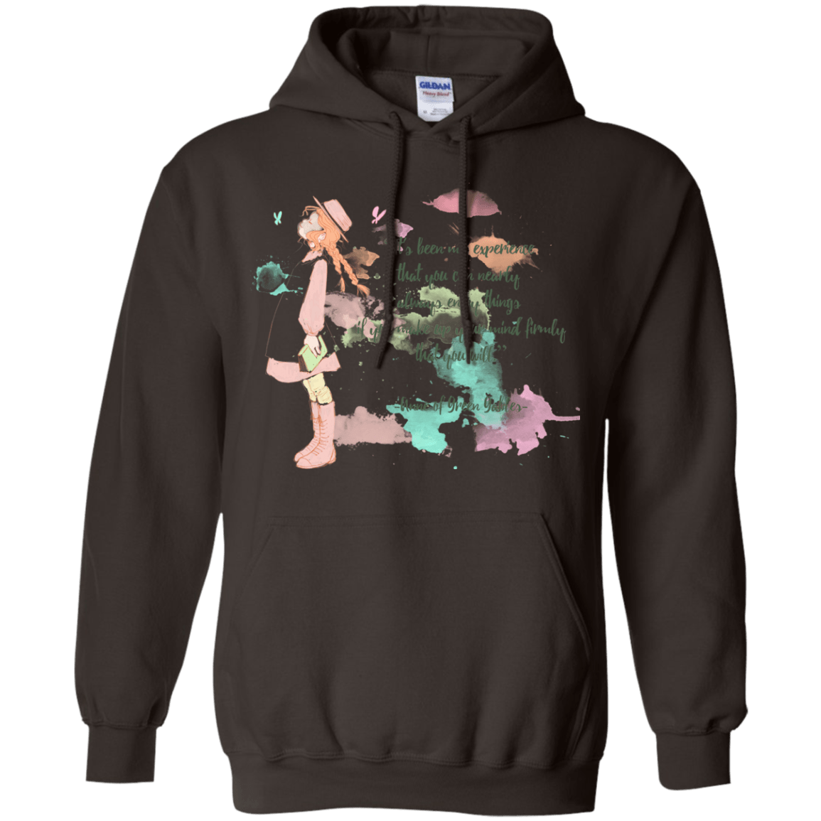 Sweatshirts Dark Chocolate / Small Anne of Green Gables Pullover Hoodie