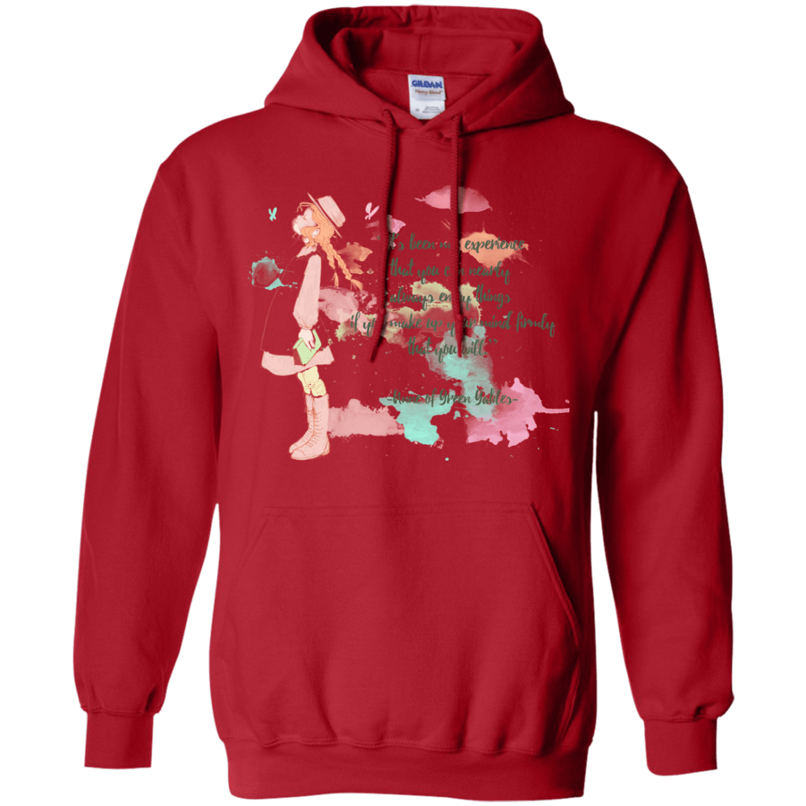 Sweatshirts Red / Small Anne of Green Gables Pullover Hoodie