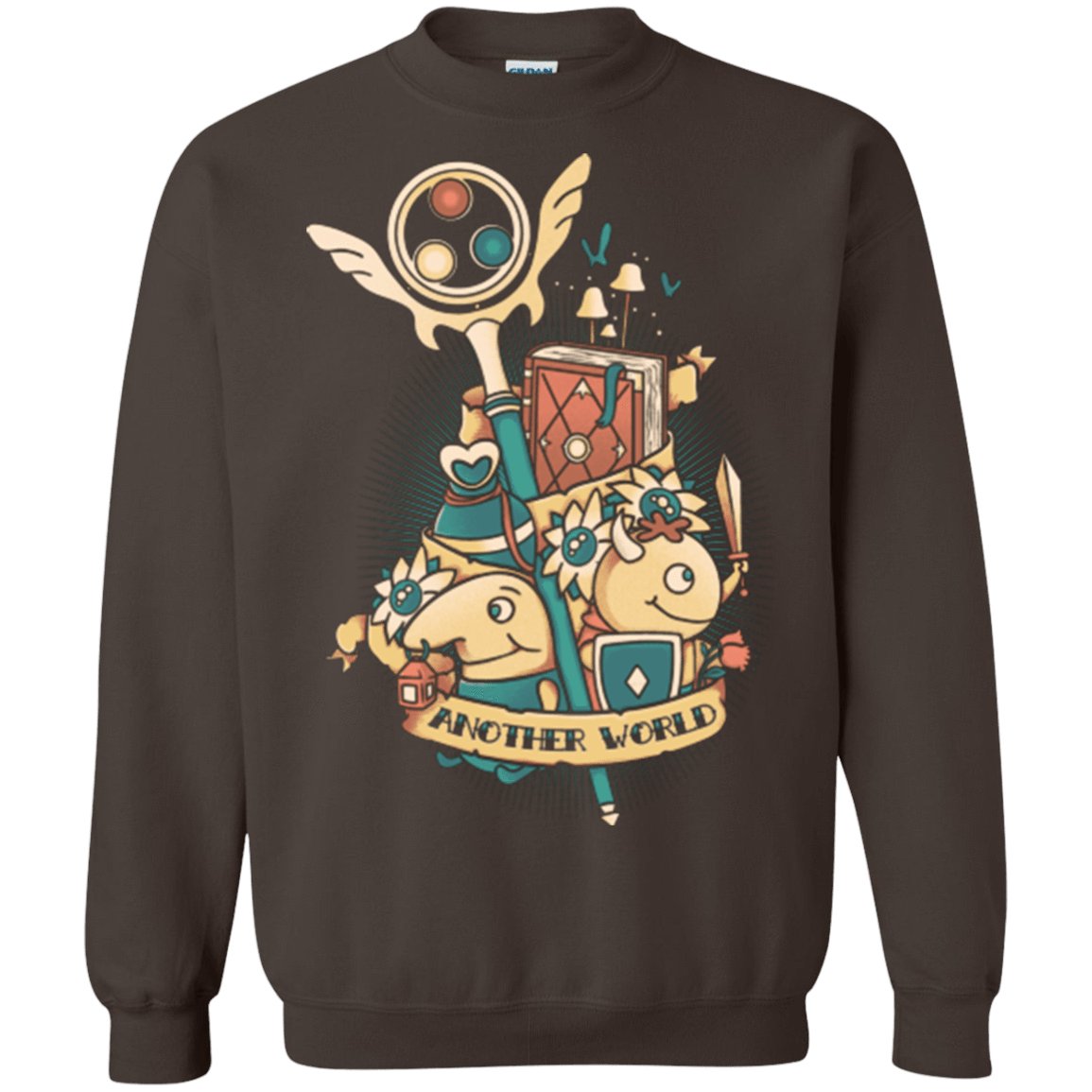 Sweatshirts Dark Chocolate / Small Another world Crewneck Sweatshirt