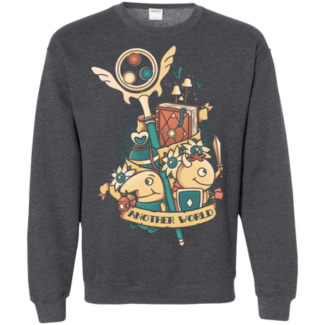 Sweatshirts Dark Heather / Small Another world Crewneck Sweatshirt