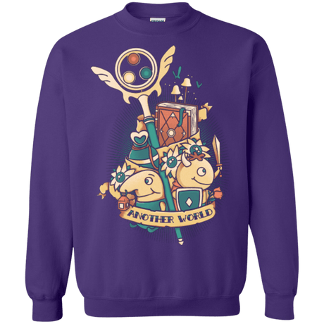 Sweatshirts Purple / Small Another world Crewneck Sweatshirt