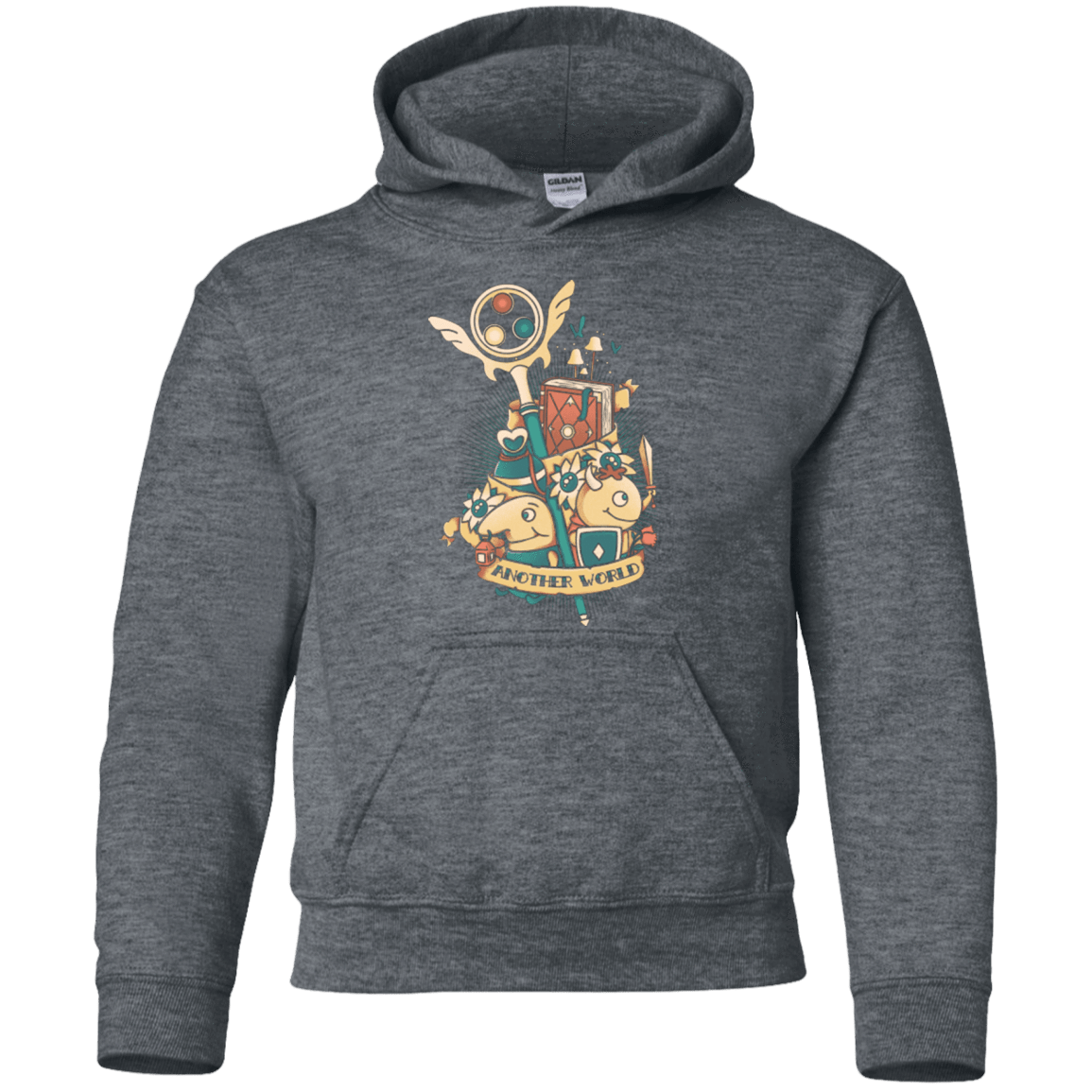 Sweatshirts Dark Heather / YS Another world Youth Hoodie
