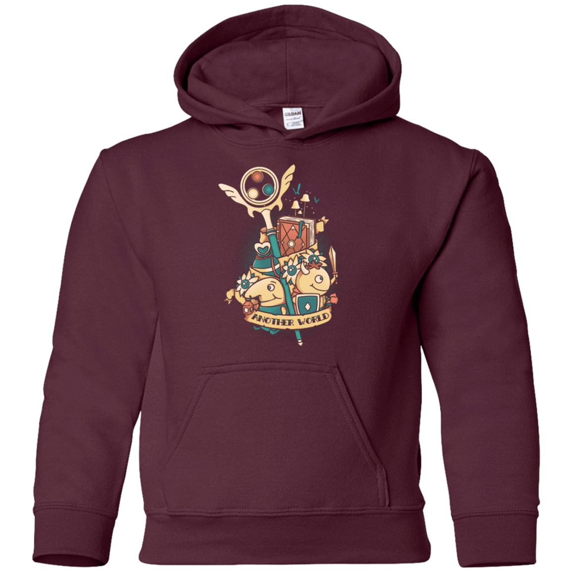 Sweatshirts Maroon / YS Another world Youth Hoodie