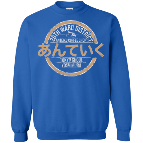 Sweatshirts Royal / Small Anteiku coffee shop Crewneck Sweatshirt