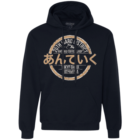Sweatshirts Navy / Small Anteiku coffee shop Premium Fleece Hoodie