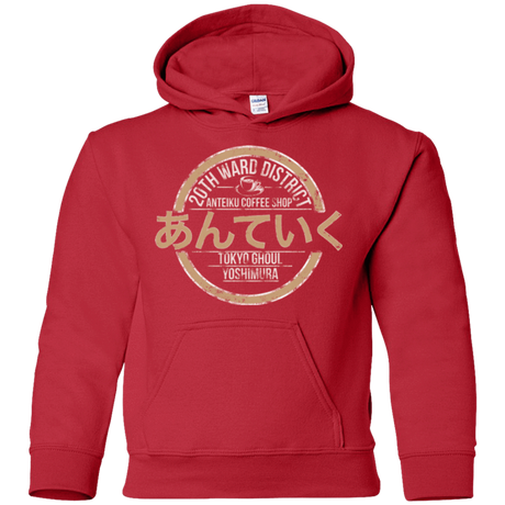 Sweatshirts Red / YS Anteiku coffee shop Youth Hoodie