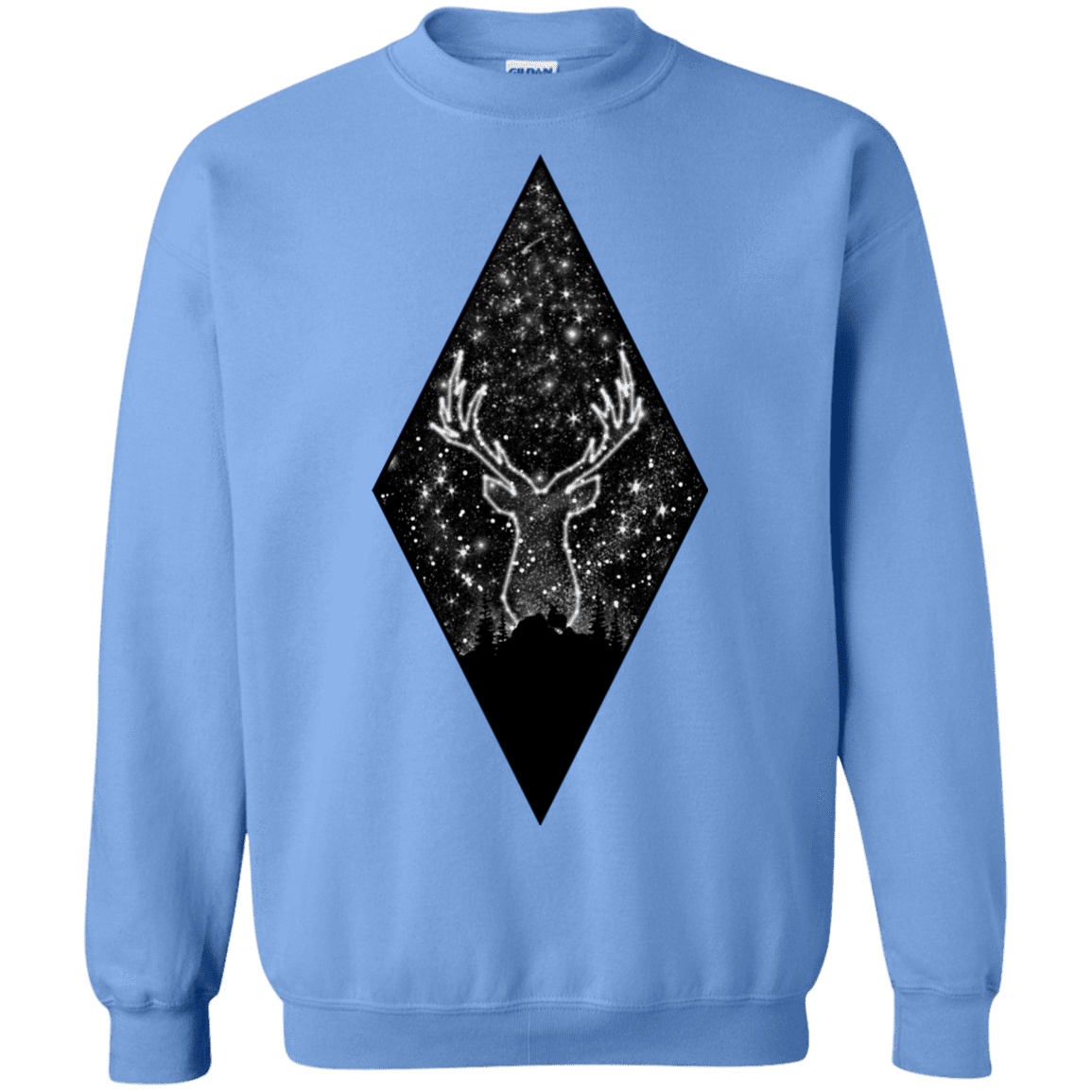 Sweatshirts Carolina Blue / S Antler Stars Crewneck Sweatshirt