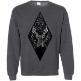 Sweatshirts Dark Heather / S Antler Stars Crewneck Sweatshirt