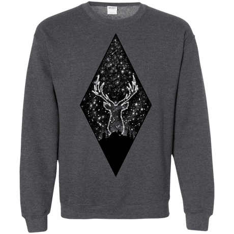 Sweatshirts Dark Heather / S Antler Stars Crewneck Sweatshirt