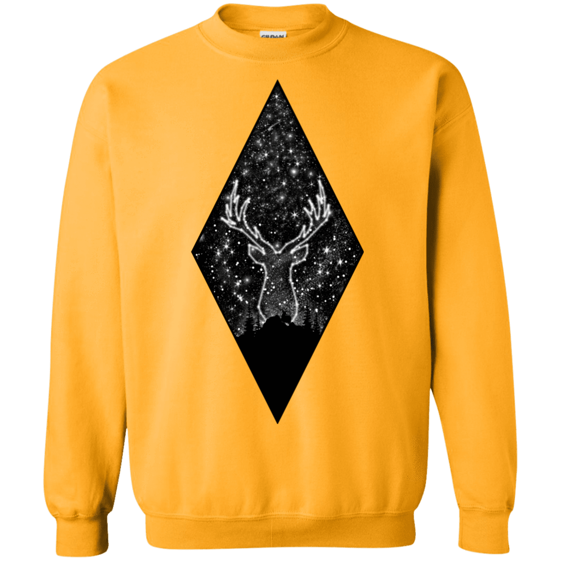 Sweatshirts Gold / S Antler Stars Crewneck Sweatshirt