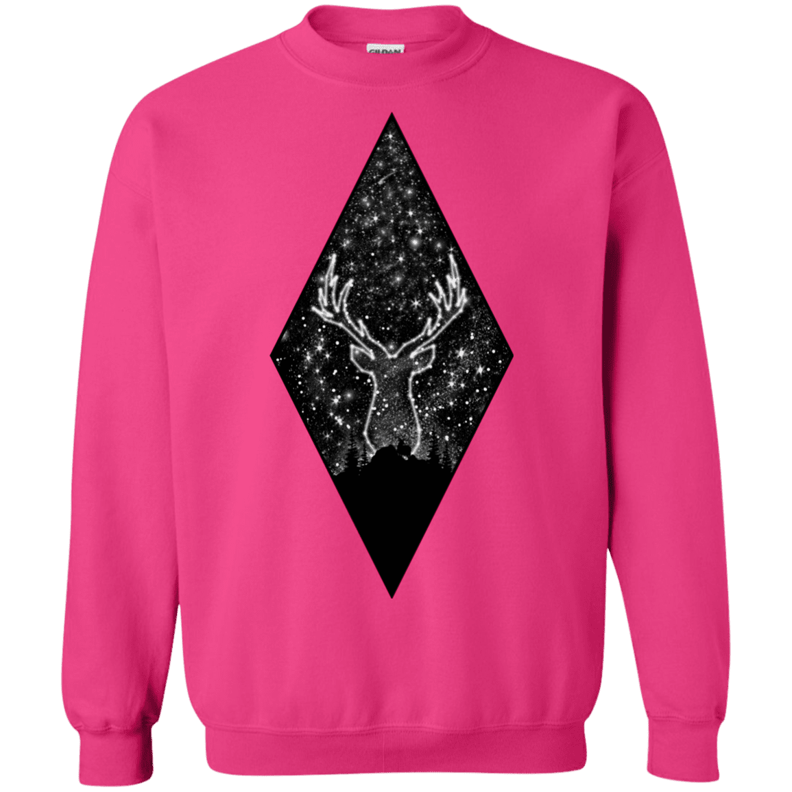 Sweatshirts Heliconia / S Antler Stars Crewneck Sweatshirt