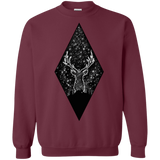 Sweatshirts Maroon / S Antler Stars Crewneck Sweatshirt