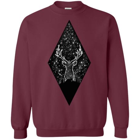 Sweatshirts Maroon / S Antler Stars Crewneck Sweatshirt