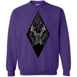 Sweatshirts Purple / S Antler Stars Crewneck Sweatshirt