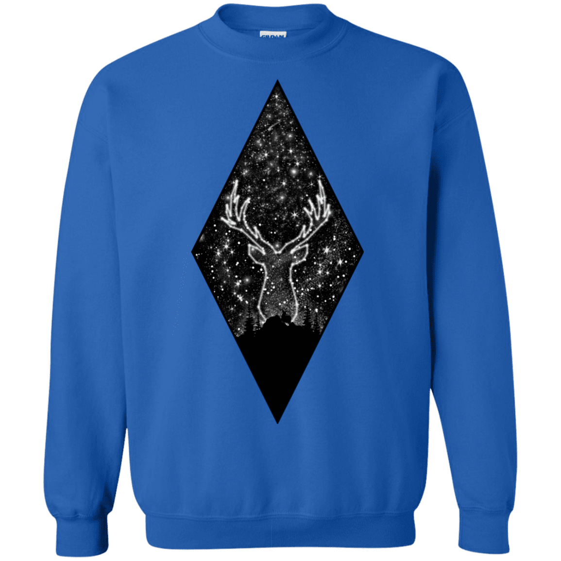 Sweatshirts Royal / S Antler Stars Crewneck Sweatshirt