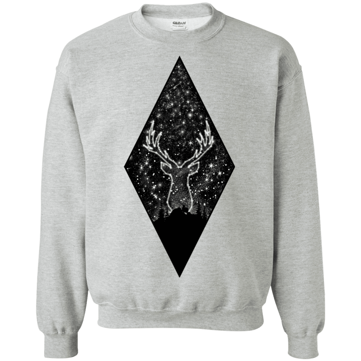 Sweatshirts Sport Grey / S Antler Stars Crewneck Sweatshirt