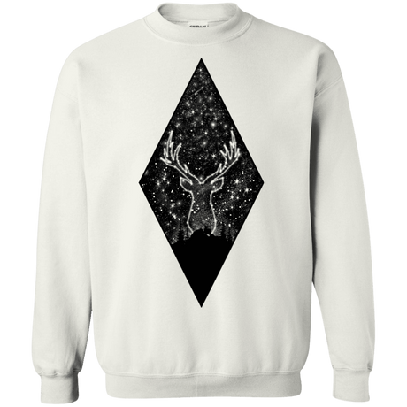 Sweatshirts White / S Antler Stars Crewneck Sweatshirt