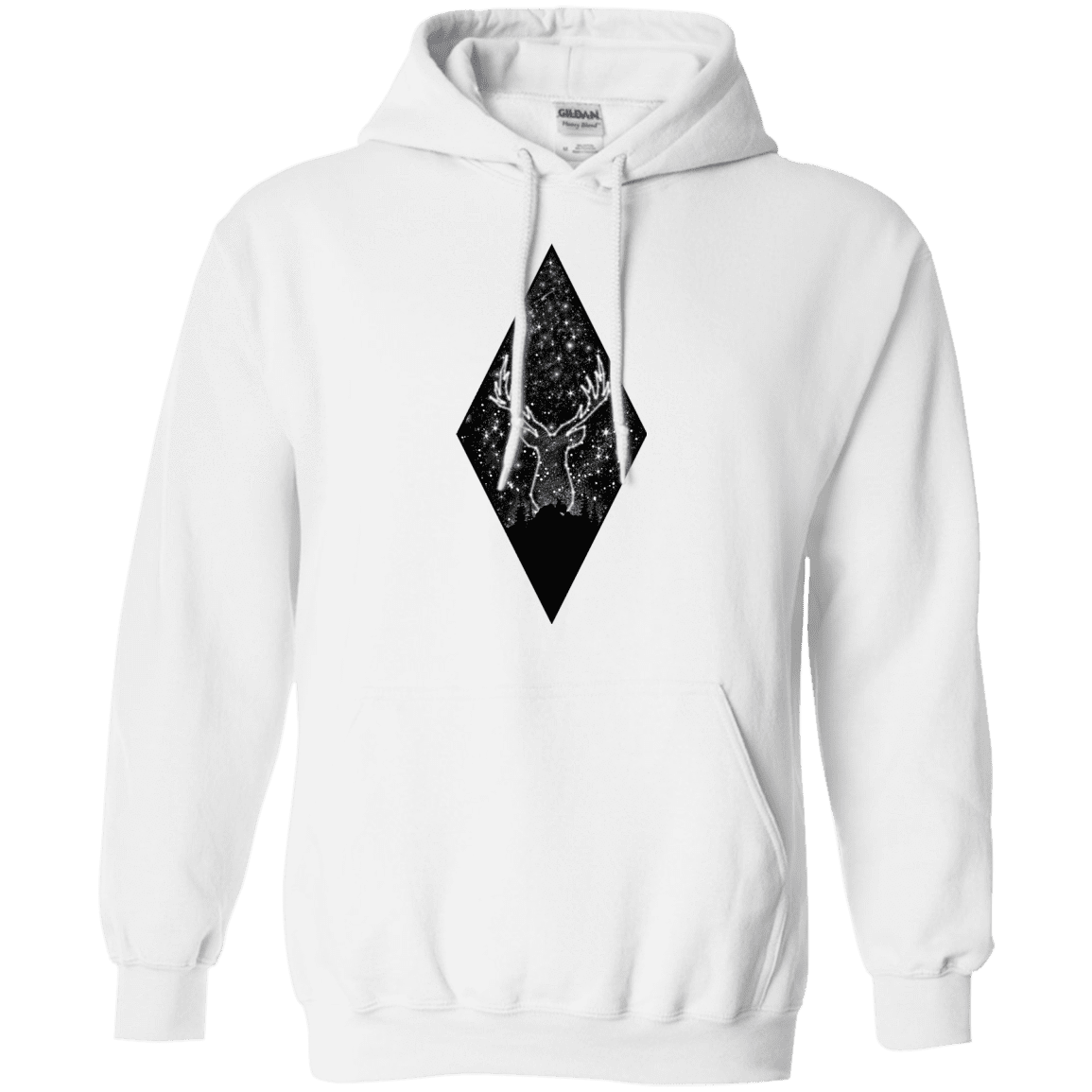 Sweatshirts White / S Antler Stars Pullover Hoodie