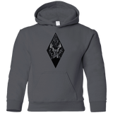 Sweatshirts Charcoal / YS Antler Stars Youth Hoodie