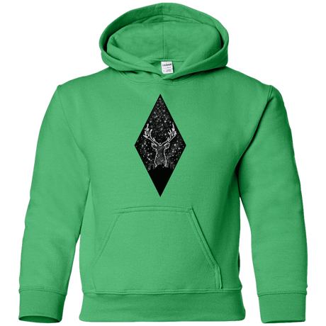 Sweatshirts Irish Green / YS Antler Stars Youth Hoodie