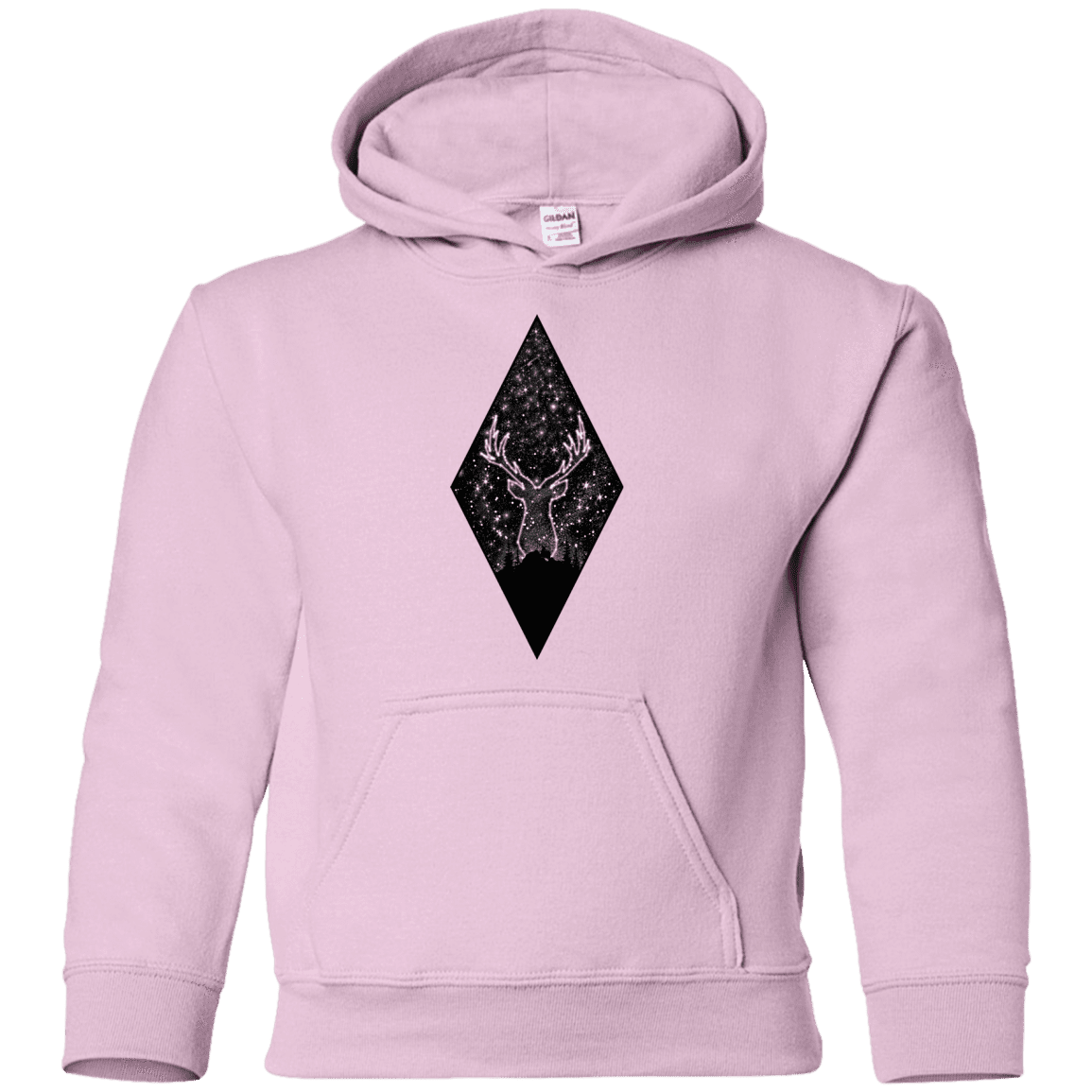 Sweatshirts Light Pink / YS Antler Stars Youth Hoodie