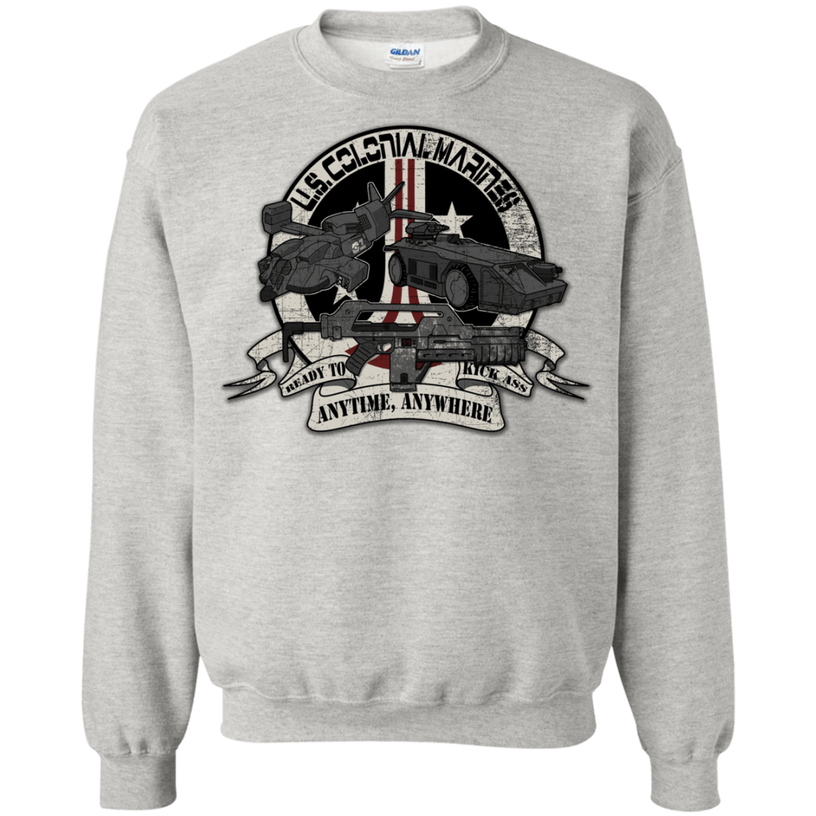 Sweatshirts Ash / Small Anytime Anywhere Crewneck Sweatshirt