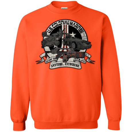 Sweatshirts Orange / Small Anytime Anywhere Crewneck Sweatshirt